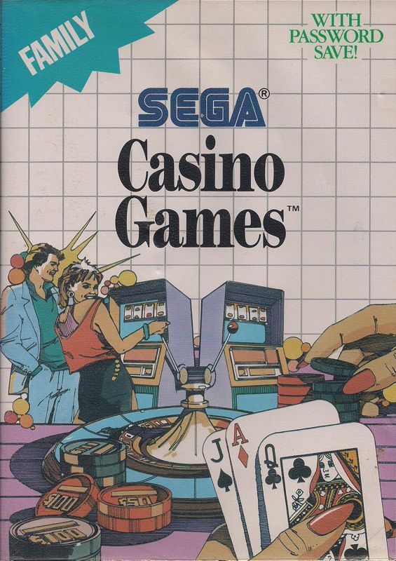 Casino Games box art for Sega Master System